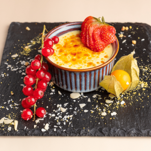 Hausgemachte Creme Brulee