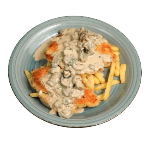 Hähnchen Jäger Schnitzel
