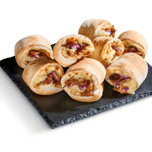 Gefüllte Pizzabrötchen