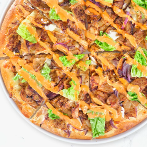 Pizza Hähnchen-Drehspieß Hollandaise