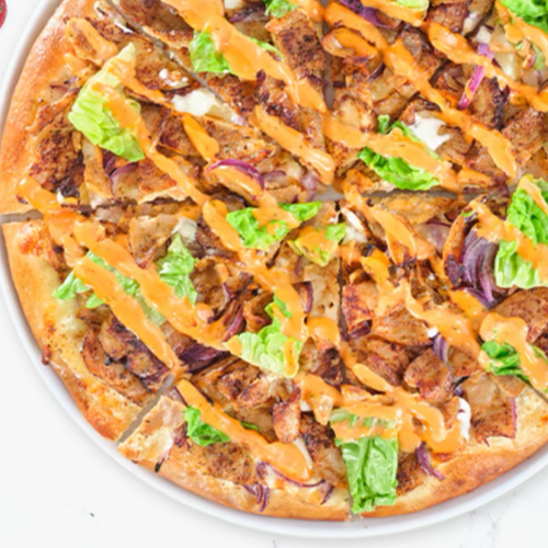 Pizza Hähnchen-Drehspieß