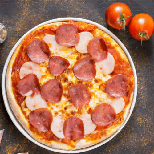 Pizza Salame e Prosciutto