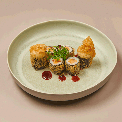 Sake Crispy Tempura Roll (6 Stück)