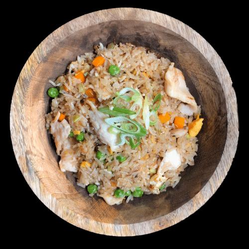 Gebratene Reisbowl