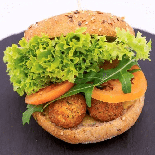 Der Falafelburger (vegan)