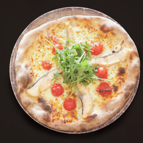 pizza salmone