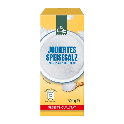Le Gusto Jodiertes Speisesalz 500g