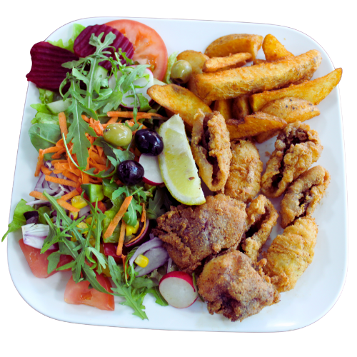 Calamari paniert