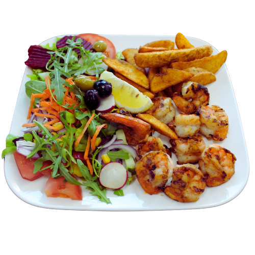 Gambas gegrillt
