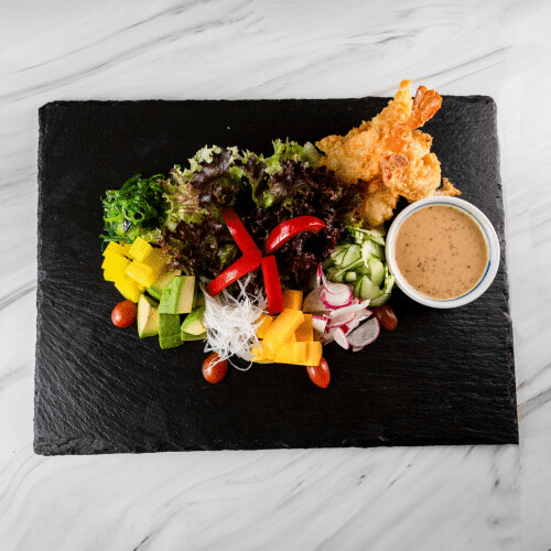 Tempura-Salat