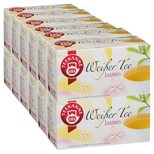 Teekanne Weißer Tee Jasmin mit natürlichem Aroma 25g