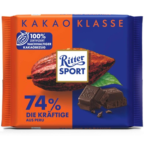 Ritter Sport Die Kräftige 74% 100g