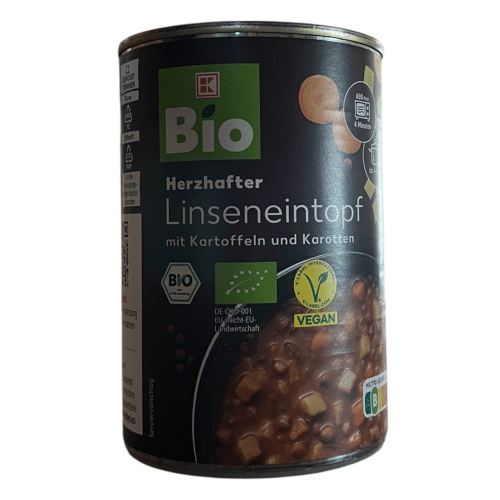 K-Bio Herzhafter Linseneintopf 400g