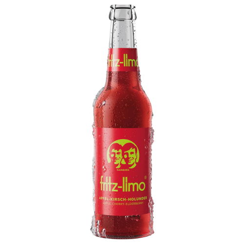 Fritz Limo Apfel-Kirsch-Holunder 0,33l (MEHRWEG)
