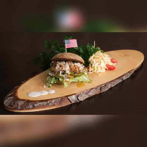 Pulled Chicken Burger