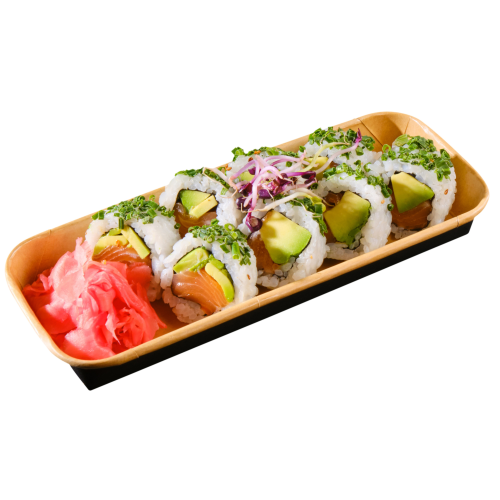 California Lachs Avocado Roll, Schnittlauch