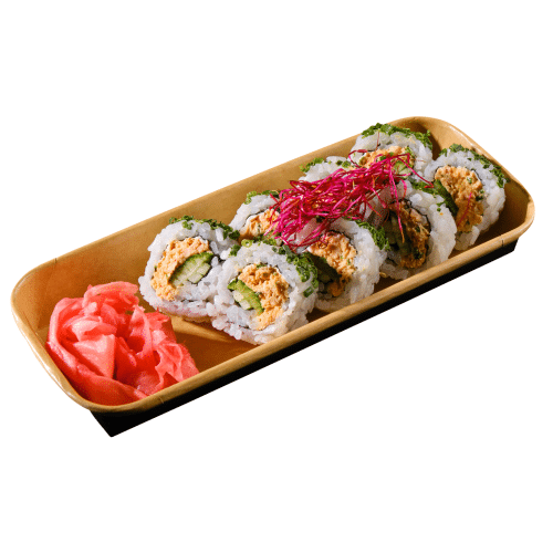California Lachs-Salat Roll, Schnittlauch