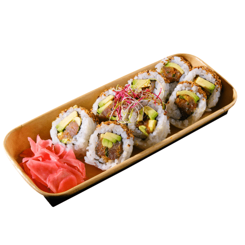 California Spicy Tuna Avocado Roll, Sesam