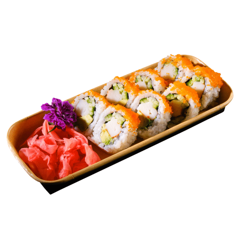 California Surimi Classic Roll, Masago