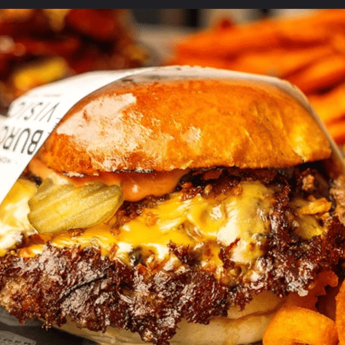 Single Cheesy Smash Burger