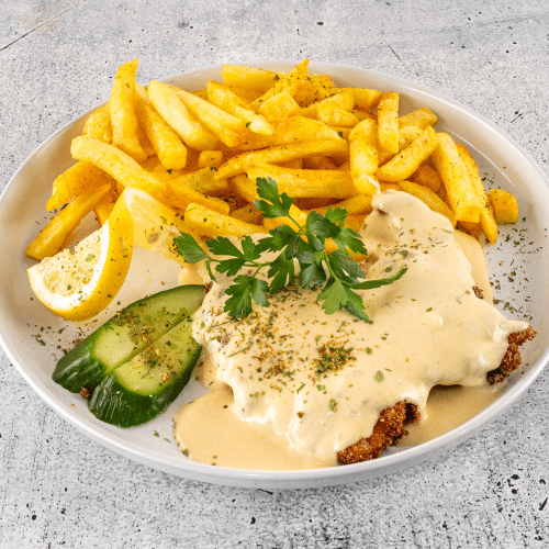 Hollandaise Schnitzel