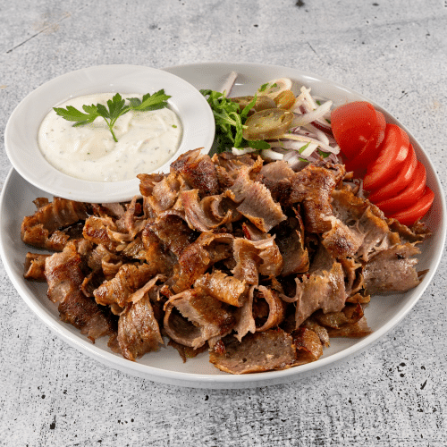 Portion Döner mit Tzatziki