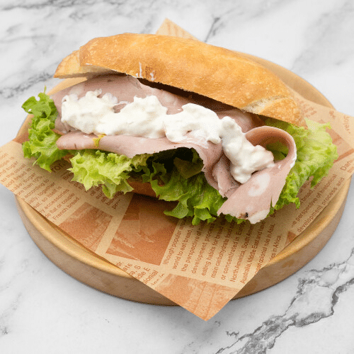 Panino Gourmet con mortadella e burrata