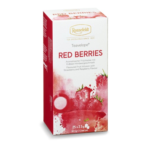 Ronnefeldt Teavelope Red Berries 25 Beutel 63g 