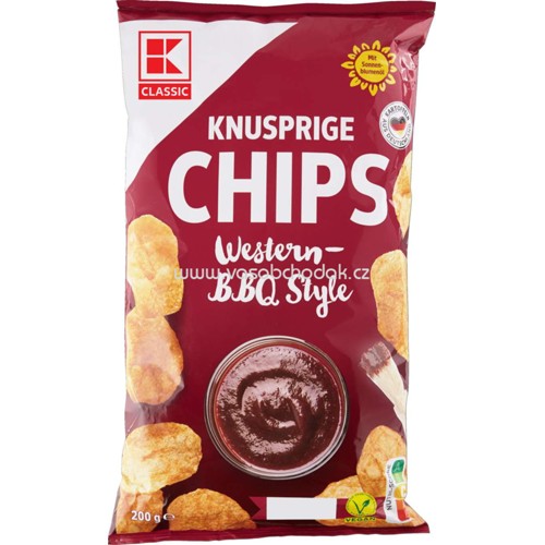 K-Classic Western BBQ Chips 200g 