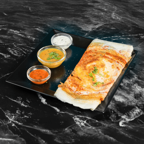 Schezwan Dosa (vegan)