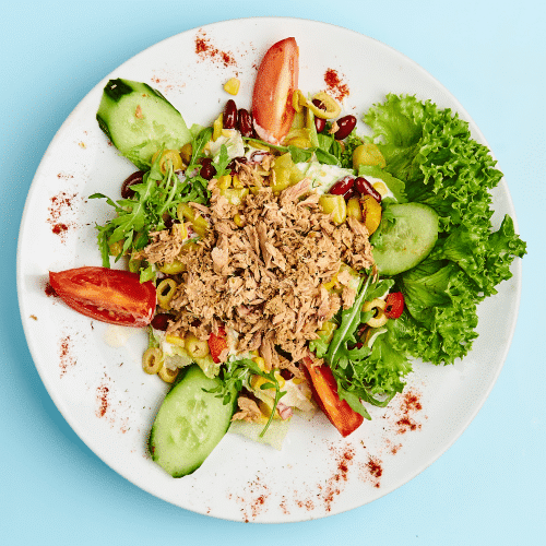 Insalata Tonno mit Krabben