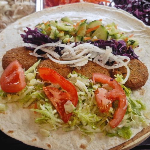 Falafel Sandwich-Dürüm