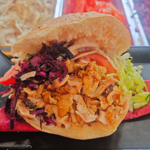 Hähnchen-Döner Sandwich