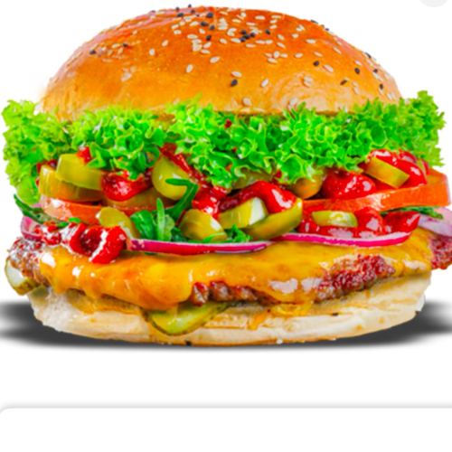 Hot Chili Cheeseburger XXL (scharf)