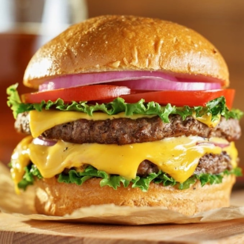 Double Smashed BBQ Burger