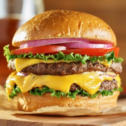 Double Smashed Hot Chili Burger