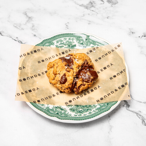 Dunkle Schokolade Meersalz Cookie