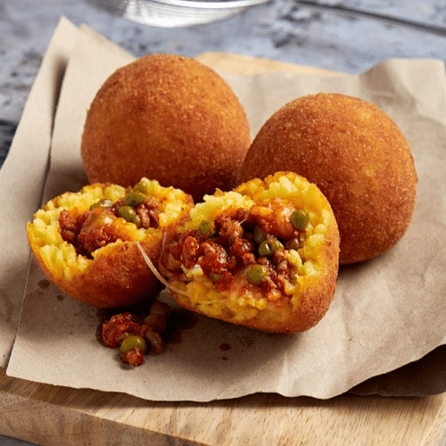 Arancino al Ragù e Piselli
