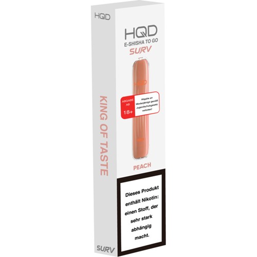 HQD Wave / Surv E-Shisha Peach 25g