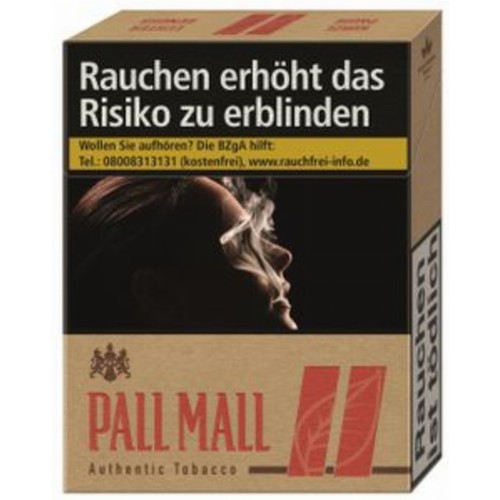 Pall Mall Authentic Red ohne Zusätze (1x31)