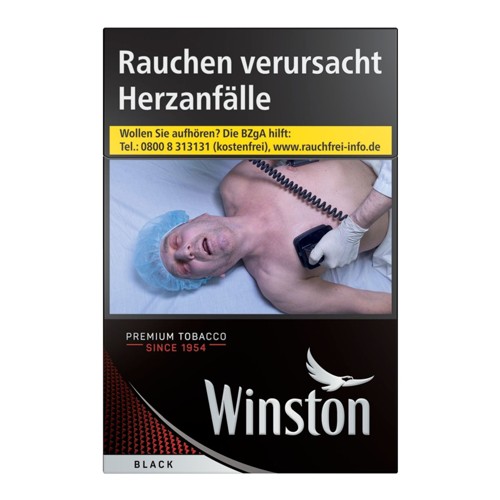 Winston Black Big Pack 25 St