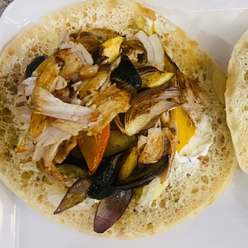 Ufo-Grill Gemüse-Döner XL