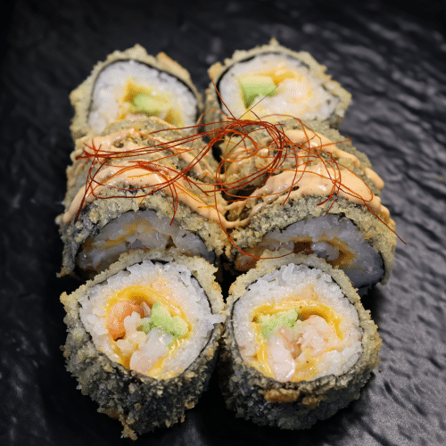 Frittierte Rollen scharfe Garnele (scharf)