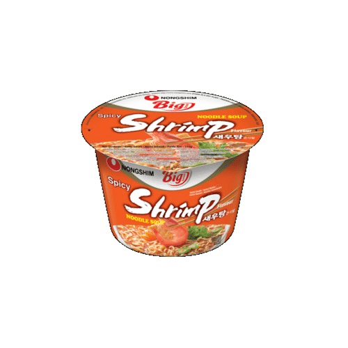 Shrimp spicy-großer Becher Nudeln