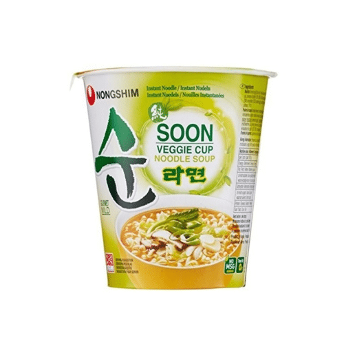 Soon Veggie Cup-kleiner Becher Nudeln (Halal)