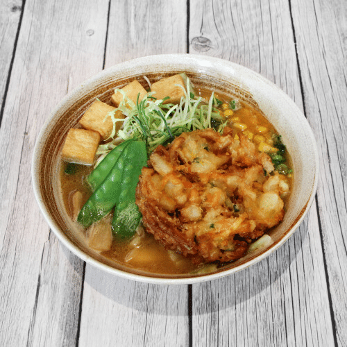 Kakiage Veggie Miso Ramen (vegan)