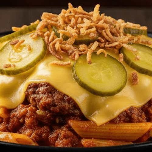 Cheeseburger Pasta Alla Bolognese