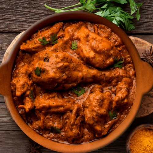 Königliches Hähnchen Tikka - Murgh Tikka Mughlai