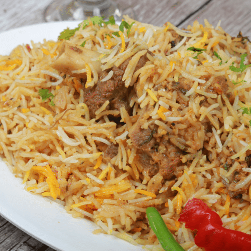 Lamm-Biryani - Mutton Biryani
