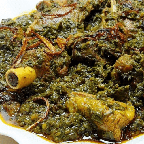 Lamm mit Spinat - Mutton Palak